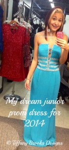 First Prom Dress Choice